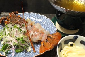 伊勢エビのしゃぶしゃぶ